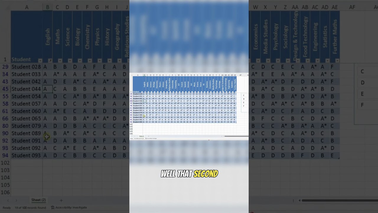 Filter Your Data Like a Pro in Seconds #excel #tutorial #skills