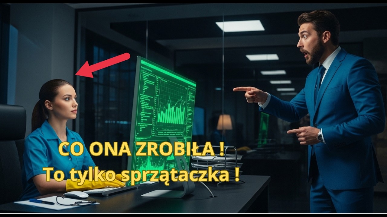 Prezes przyłapał sprzątaczkę przy swoim komputerze… 20 minut później uratowała projekt wart 900 mln!