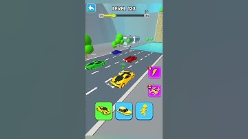 Shape Shifting 2 GAMEPLAY Level No -123 Walkthrough - New Update Car Racing #Shorts #ShapeShifting