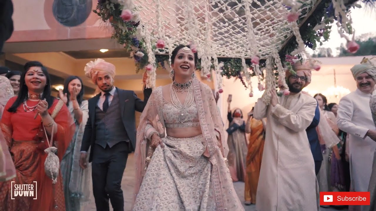 Best Indian Bridal Entry on Liggi in 2021  Shutterdown Photography