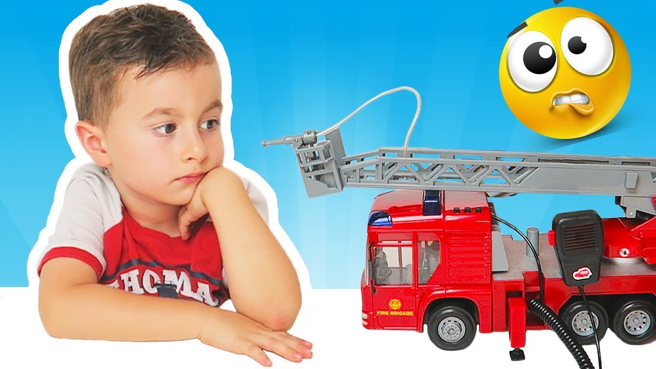 kids anka Alex a Primit Masina STRICATA Cadou din Anglia FIRE TRUCK