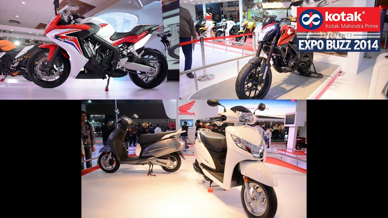 Honda Activa 125, CBR 650F & CX-01 Concept | Kotak Mahindra Prime Presents Expo Buzz 2014