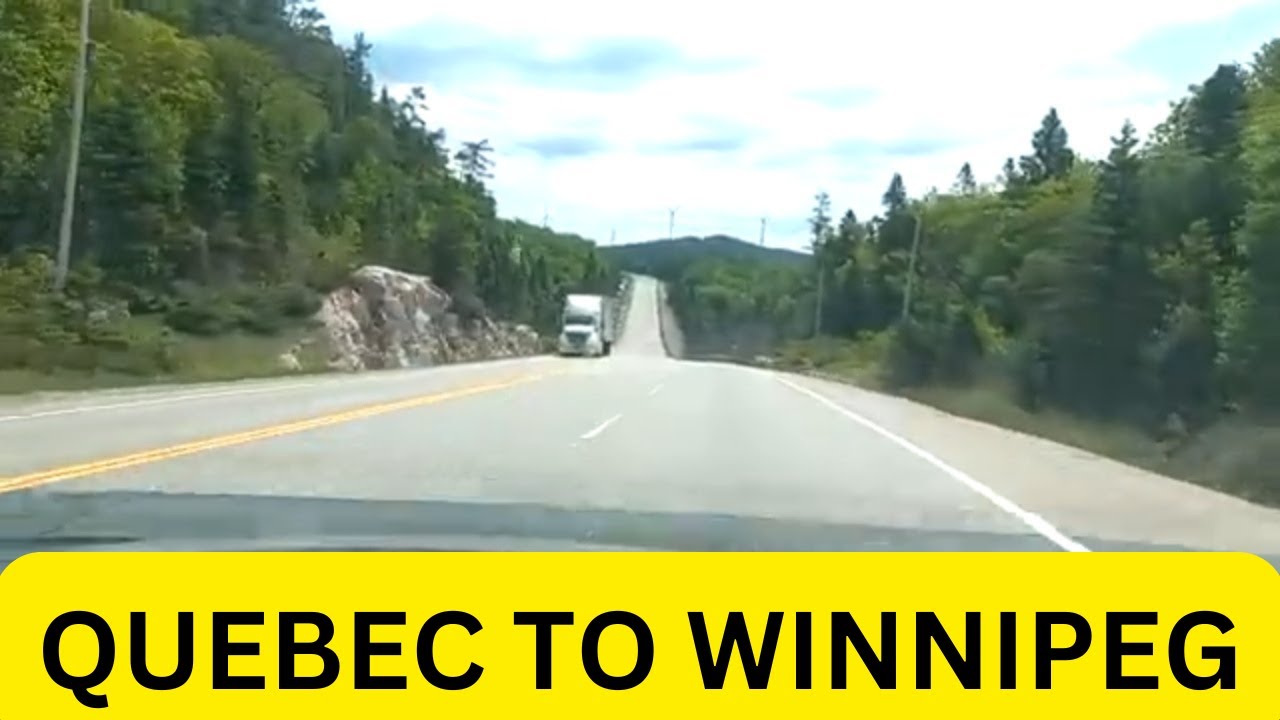3000km ROAD TRIP ADVENTURE FROM QUEBEC TO WINNIPEG WITH FAMILY!