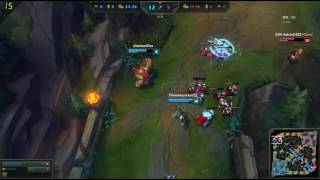 Gragas E flash prediction