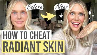 HOW TO CHEAT RADIANT SKIN | GLOWY SKIN TUTORIAL FOR SKIN OVER 40 💫✨