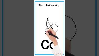 How to Draw cherry Step by Step || Easy cherry  Drawing Color || Cherry  fruit coloring page#kids