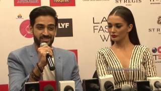 Anushka Ranjan & Amy Jackson On Ramp At Lakme Fashion Week 2016