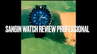SANGIN INSTRUMENTS professional with sea blue dial Moorereviews