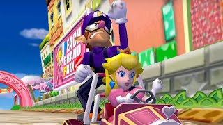 Mario Kart Double Dash - 50Cc Mushroom Cup Grand Prix Peach And Waluigi
