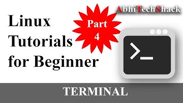 Linux Tutorials For Beginner Part 4 || The Terminal
