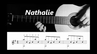 PDF Sample Nathalie guitar tab & chords by Hakan İzzet Mola.