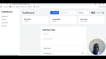 🚀 CollabBoard – Task Management Dashboard (React + Tailwind CSS)