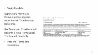 Temporary Faculty Processing — Chapter 2.3: Hire a TA or GA