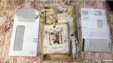 Create With Climmie!~Simple Page Layout Tutorial Using Junk Mail Envelopes-Beginners Series