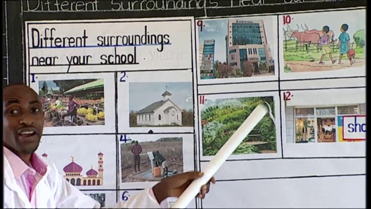 REB P2 Social Studies Unit7 Lesson Different Surroundings Near