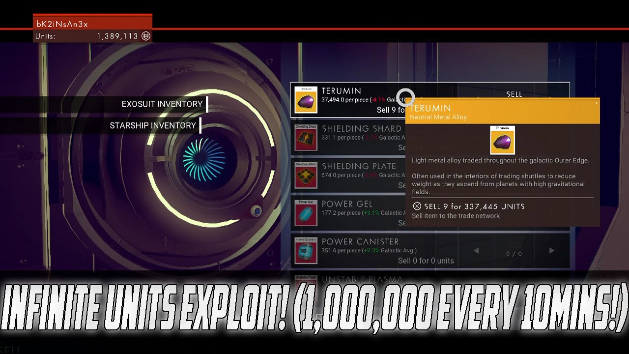 No man s sky fastest money units exploit no mans sky glitches