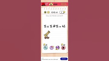 How can this be correct?! Brain test level 61