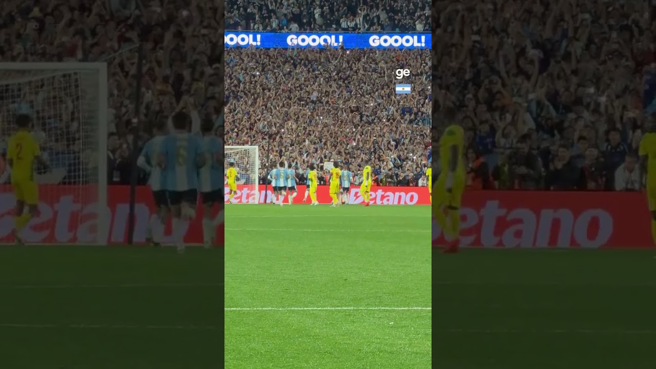 O GOL DE LIONEL MESSI POR OUTRO ÂNGULO | #shorts | ge.globo