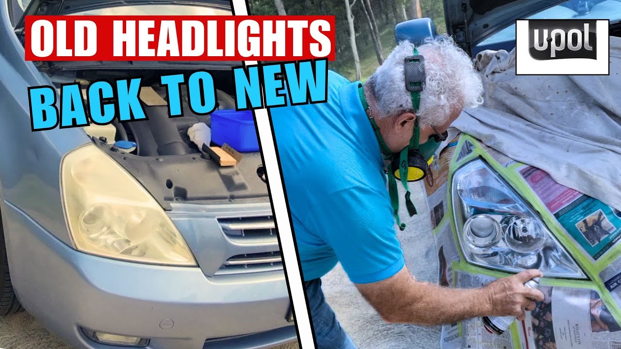 Bring Old Faded Headlights Back to New! DIY