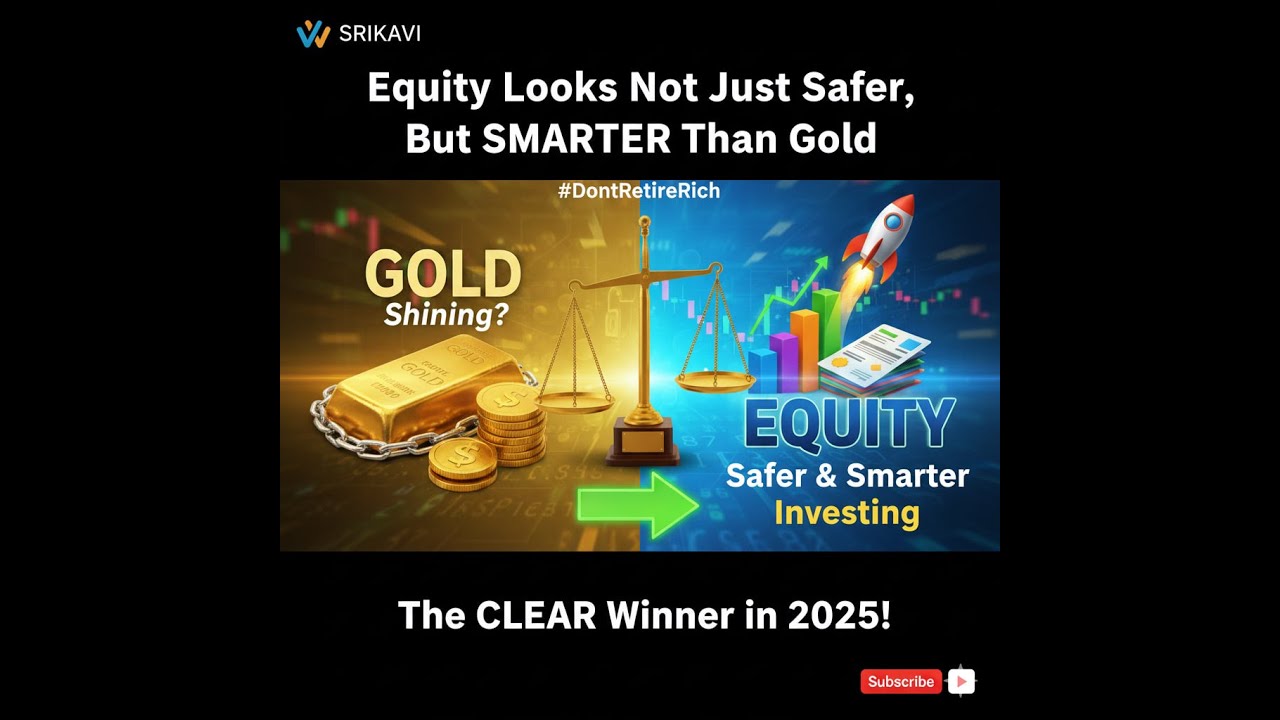 Equity Looking safer and smarter bet than Gold right now