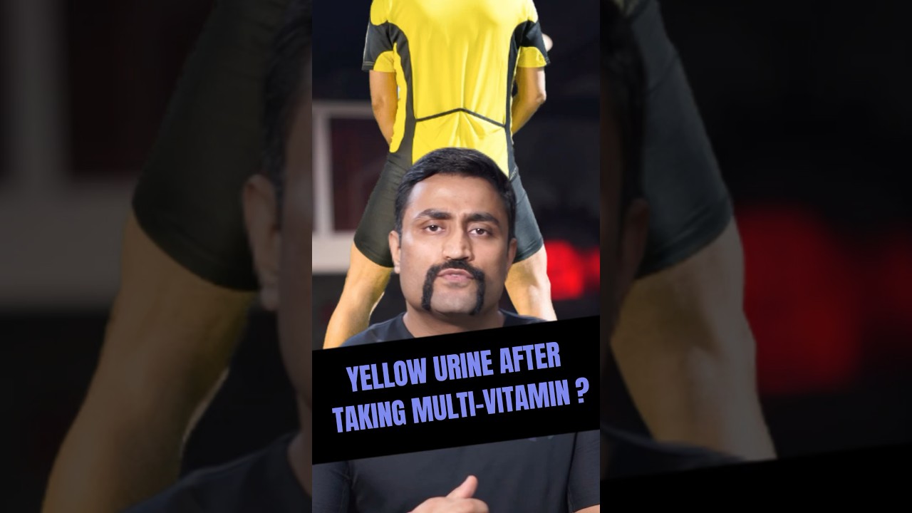 Yellow Urine After Taking Multivitamins? | Explained #shorts