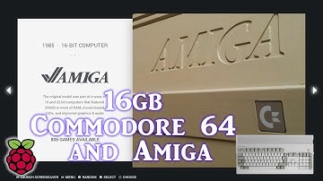 Commodore 64 & Amiga Only Raspberry Pi 3 B+ Image - 6,000 Games