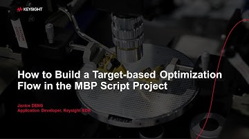 Building a Target-based Flow using PathWave Model Builder (MBP)