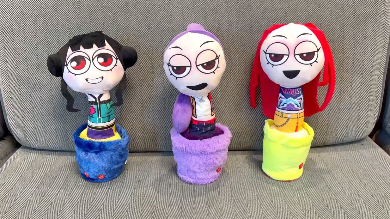 KPOP Demon Hunters Dancing Cactus Plush 2025