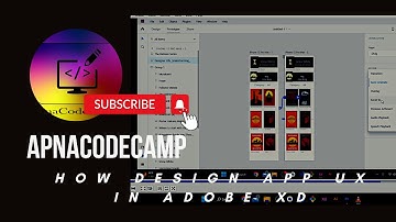 how to design mobile app UX in Adobe XD. how to create horizontal & vertical scroll bar in Adobe XD.