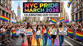 NYC Pride March 2026 🌈  Sunday June 28th ((FULL VIDEO))