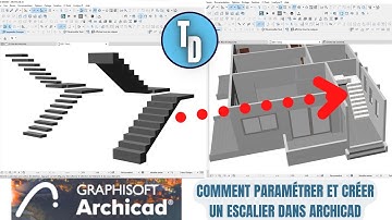 PARAMÉTRER ET MODÉLISER FACILEMENT UN ESCALIER DROIT DANS ARCHICAD (COMPLET)