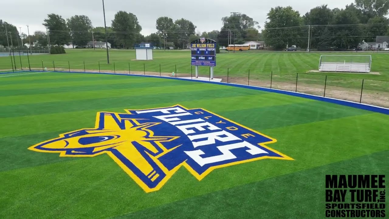 Clyde High School | Synthetic Turf Baseball Field + Softball Field