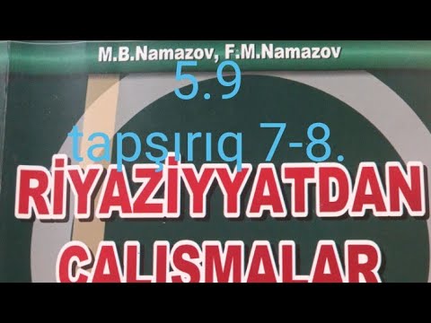 ikidəyişənli xətti tənliklər sisteminin əvəzetmə üsilu ilə həlli.7-8.namazov çalışmalar 7 ci sinif