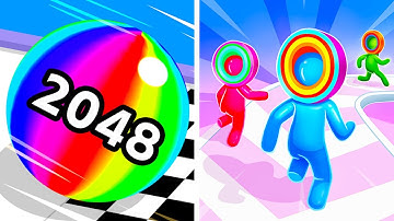 Ball Run 2048 Vs Layer Man 3D👽👽👽Walkthrough Max Gameplay QW4211