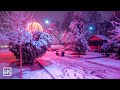 Snowy Night in TEHRAN, IRAN 2022 (4K) / شب برفی تهران، خیابان ولیعصر