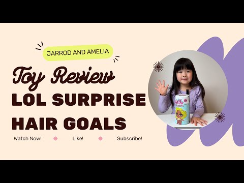 Toy Review with Amelia - LOL Surprise Dolls Hair Goals. 🎀 Which is your favourite?