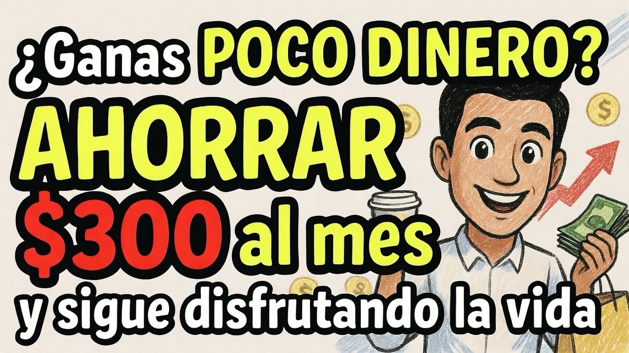 ¿Ganas POCO DINERO Así logré AHORRAR $300 al mes y seguir disfrutando la vida sin sacrificios extr