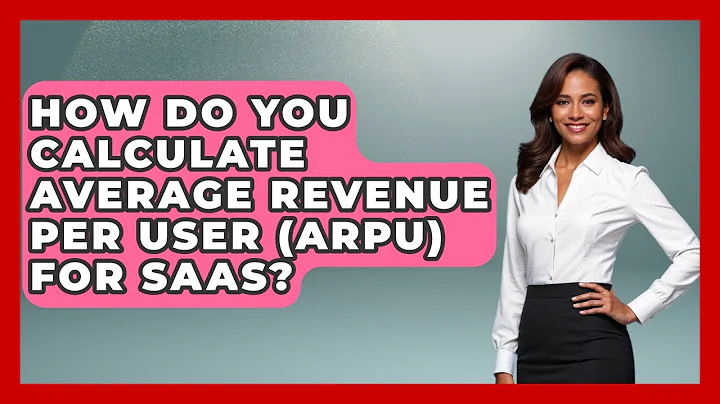 How Do You Calculate Average Revenue Per User (ARPU) For SaaS? - Saas Marketing Wizards