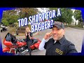 Are you too short to ride a bagger?