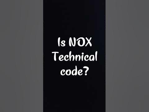 NOX Technical code? function 3 MMD orals - YouTube image.