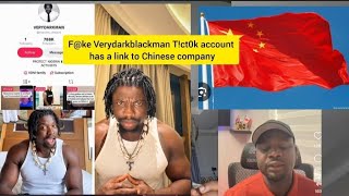 Fke Verydarkblackman Tct0k Account Has A Link To Chinese Company