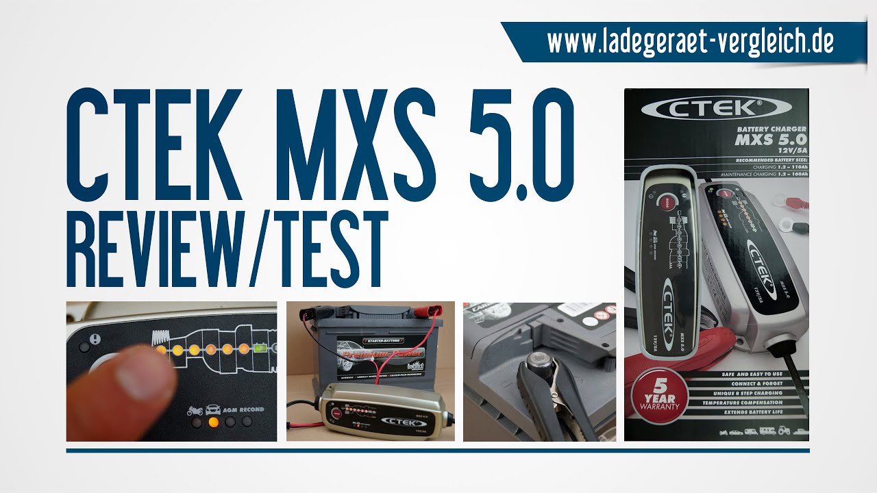 CTEK MXS 5 0 Test / CTEK MXS 5 0 Review / CTEK MXS 5.0 deutsch / Das  beliebte 12 V Ladegerät im Test 