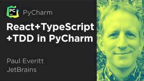 React + TypeScript + TDD in PyCharm
