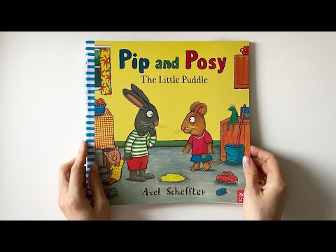 Обзор Pip and Posy The Little Puddle / Чик и Брики Лужица Истрия / Axel Scheffler Аксель Шеффлер