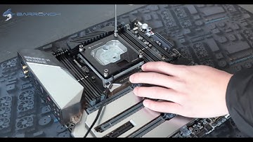 Barrowch FBLTFHI-04N: Intel X299 CPU Water Block Installation Tutorial