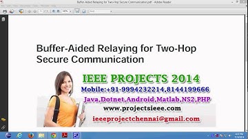 Buffer Aided Relaying for Two Hop Secure Communication