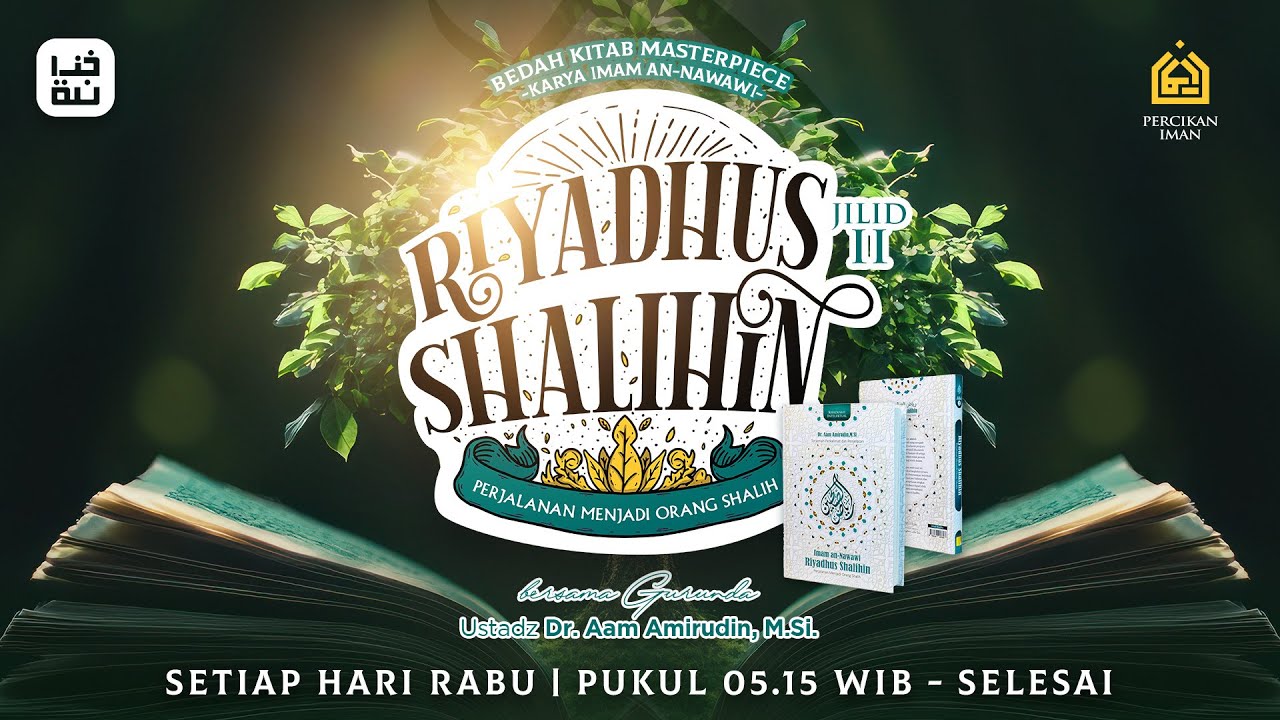 [LIVE BEDAH KITAB] Riyadhus Shalihih (Jilid 2) I Rabu, 11 Maret 2026