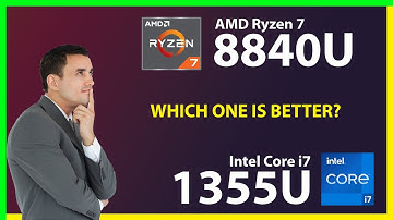 AMD Ryzen 7 8840U vs INTEL Core i7 1355U Technical Comparison