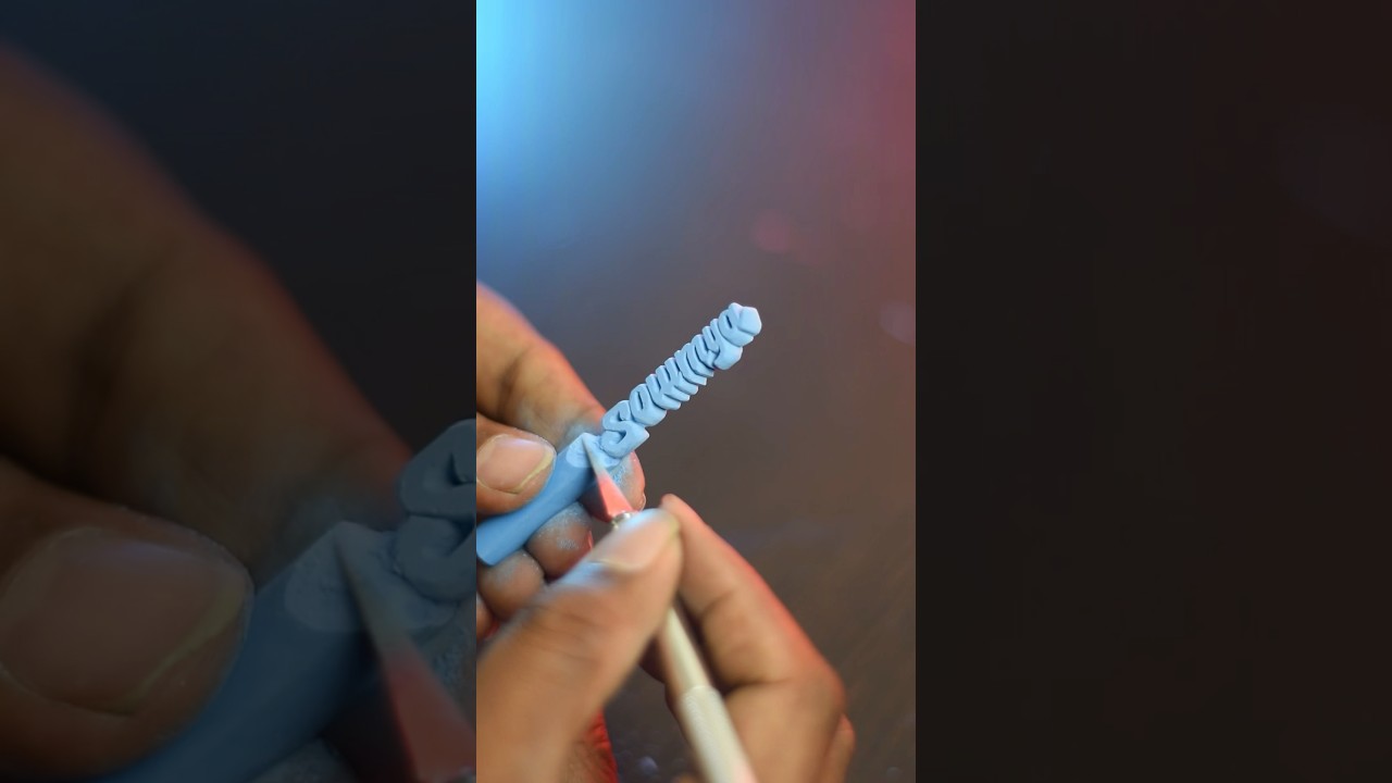 ❤️🫶Name carving on chalk piece 