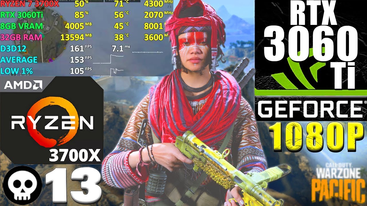 COD WARZONE - Fortune's Keep Map | RTX 3060Ti + Ryzen 7 3700X | 1080p - Low Settings